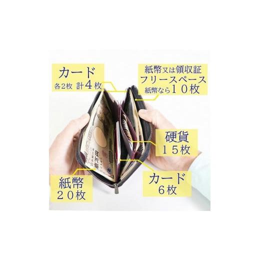 ふるさと納税 財布 徳島県 徳島市 Culaccino L-ZIP (クラッチーノ L-ZIP)　長財布（L字ファスナー）（キャメル） キャメルの画像