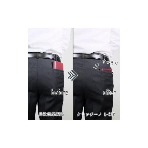 ふるさと納税 財布 徳島県 徳島市 Culaccino L-ZIP (クラッチーノ L-ZIP)　長財布（L字ファスナー）（キャメル） キャメルの画像