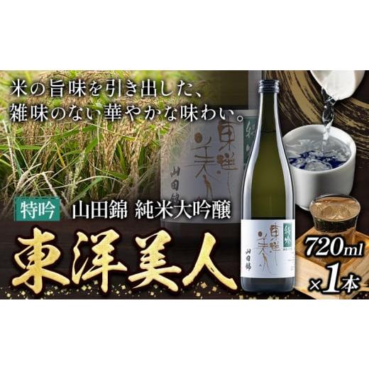 ふるさと納税 日本酒 純米吟醸酒 福岡県 鞍手町 日本酒 新酒 東洋美人 特吟 山田錦 純米大吟醸 1本 720ml 福岡吟醸倶楽部株式会社[4月上旬-4月末頃出荷]福岡…