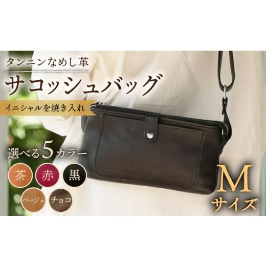 ふるさと納税 カバン ショルダーバッグ 佐賀県 武雄市  赤色 サコッシュバッグ Mサイズ ／BagShop36 UAC027 赤の画像