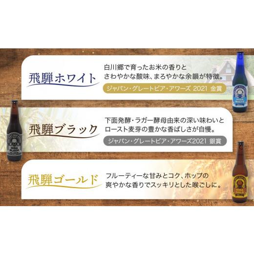 ふるさと納税 ビール 地ビール 岐阜県 高山市 地ビール飛騨 飲み比べ12本 セット（6種 各2本） ビール お酒 アルコール 宅飲み 株式会社地ビール飛騨 HM001の画像