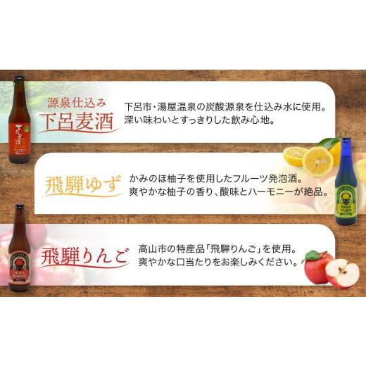 ふるさと納税 ビール 地ビール 岐阜県 高山市 地ビール飛騨 飲み比べ12本 セット（6種 各2本） ビール お酒 アルコール 宅飲み 株式会社地ビール飛騨 HM001の画像