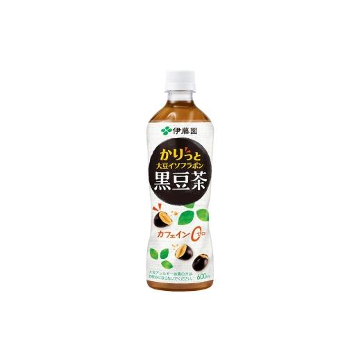 ふるさと納税 お茶類 群馬県 明和町 《定期便2ヶ月》かりっと大豆イソフラボン黒豆茶 600ml×24本 2ケース ノンカフェイン ヘルシー お茶 ペット飲料 伊藤園 …_5