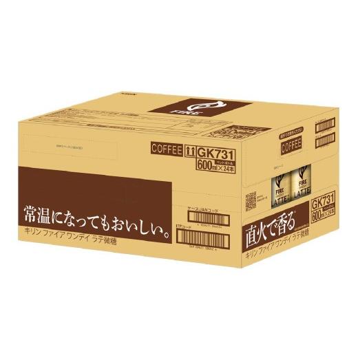 ふるさと納税 コーヒー 飲料 滋賀県 多賀町  定期便12回 キリン ファイア ワンデイ ラテ微糖 600ml ペットボトル × 24本 × 12ヶ月の画像
