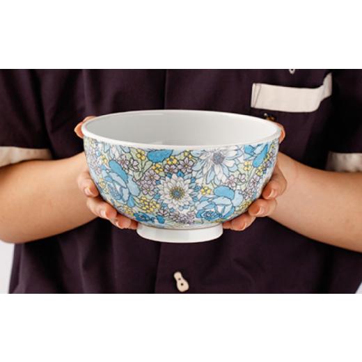 ふるさと納税 食器・グラス 皿 佐賀県 嬉野市  肥前吉田焼 軽々丼ぶり セット(オペラブルー・オペラピンク) 新日本製陶 NAZ408 肥前吉田焼 やきもの 焼き物 う…の画像
