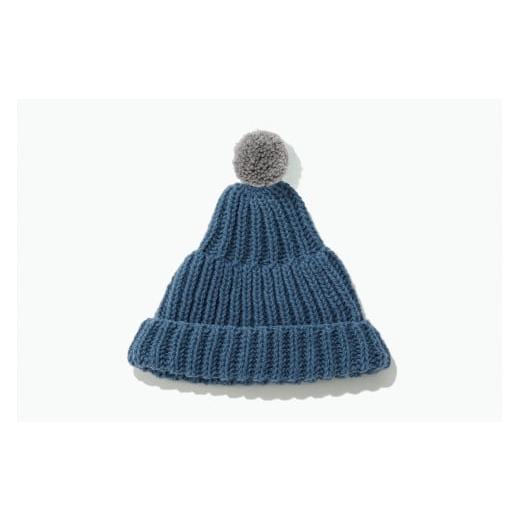 ふるさと納税 小物 帽子 宮城県 気仙沼市 気仙沼ニッティング ポンポン帽子(春の海)ポンポンカラー:ライトグレー 気仙沼ニッティング 宮城県 気仙沼市 205…