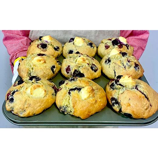 ふるさと納税 焼菓子・チョコレート 北海道 赤井川村 アリスファームの手焼きマフィン12個セット(北海道赤井川村)_6