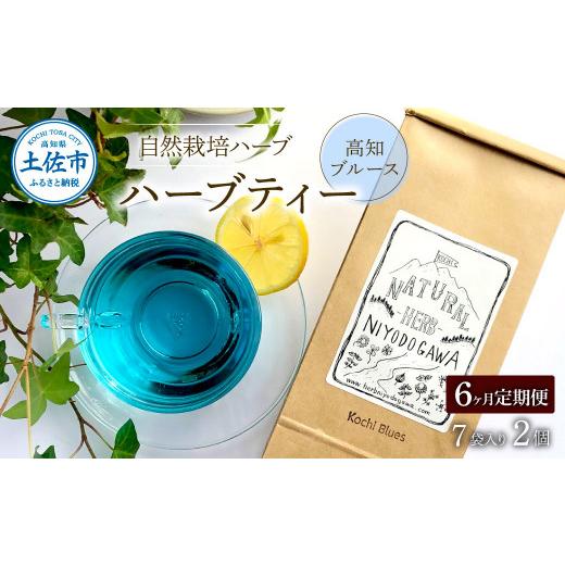 ふるさと納税 紅茶 茶葉・ティーバッグ 高知県 土佐市 全6回定期便 ハーブ仁淀川産 高知ブルース ハーブティー ティーバッグタイプ 7袋入り×2個 ハーブティ…
