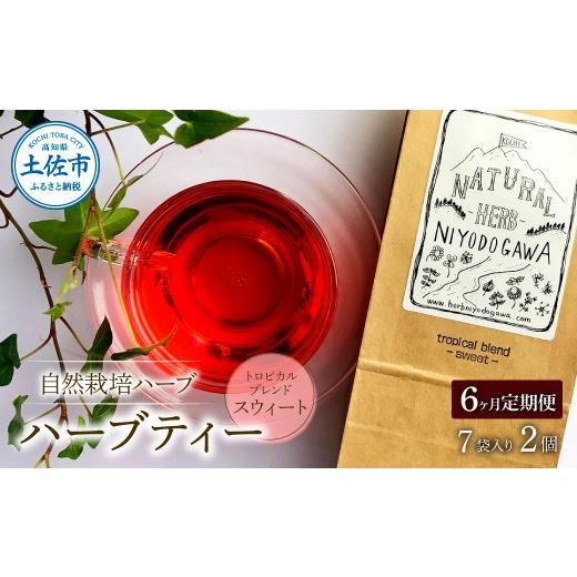 ふるさと納税 紅茶 茶葉・ティーバッグ 高知県 土佐市 6回定期便 ハーブ仁淀川産 自然栽培ハーブ トロピカルブレンド スウィート ハーブティー ティーバッグ…