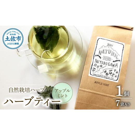 ふるさと納税 紅茶 茶葉・ティーバッグ 高知県 土佐市 ハーブ仁淀川産 アップルミント ハーブティー ティーバッグタイプ 7袋入り×1個 ハーブティー お茶 自然…