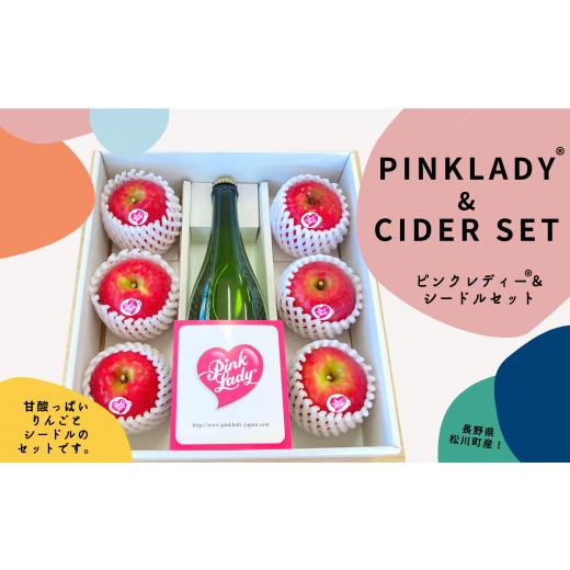 ふるさと納税 果物の詰合せ 長野県 松川町 PL05-25I ピンクレディー?・シードル ギフトセット/2026年1月中旬から発送|長野県 南信州 りんご 希少品種 珍しい…