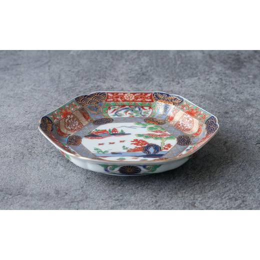 ふるさと納税 食器・グラス 皿 佐賀県 有田町 有田焼 復刻古伊万里 錦色絵六角焼皿 18cm 大慶 食器 うつわ 器 お正月 ハレの日 お祝い 取り皿 華やか A45-169の画像
