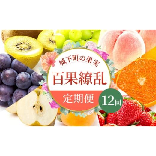 ふるさと納税 果物類 みかん 香川県 丸亀市 百果繚乱 フルーツ 定期便 12ヶ月 城下町の果実 セット 詰め合わせ いちご みかん デコポン はっさく びわ 桃 ピ…