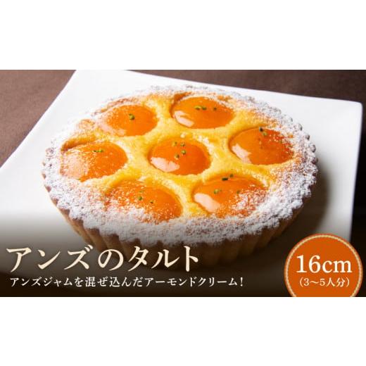 ふるさと納税 ケーキ・カステラ タルト 奈良県 生駒市 シェフお気に入り アンズのタルト 16cmサイズ 3人分 〜 5人分 自家製アンズジャム アーモンドクリーム …