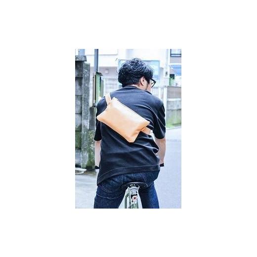 ふるさと納税 カバン ボディバッグ・ワンショルダー 栃木県 栃木市 栃木レザー使用｜ソフトな手触り 本革 2way ボディーバッグ｜Body bag｜タン｜minca（全4色…の画像