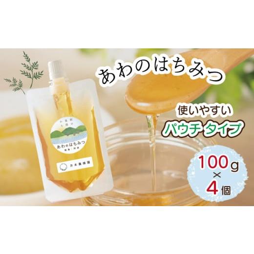 ふるさと納税 加工品等 はちみつ 徳島県 阿波市 はちみつ 400g (100g×4個) 国産 蜂蜜 ハニー シロップ 非加熱 天然 純粋 美容 健康 免疫 朝食 ヨーグルト パ…