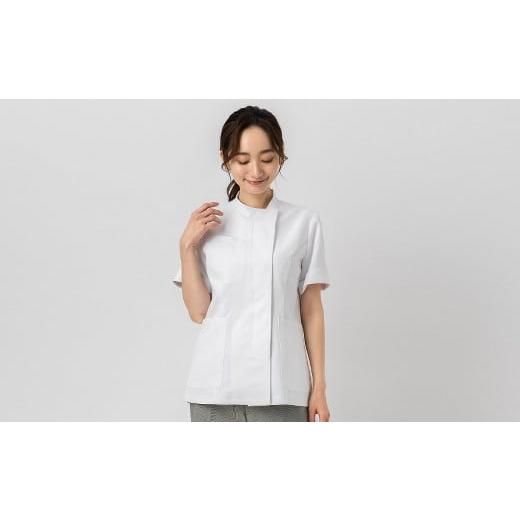 ふるさと納税 服 女 東京都 台東区 レピウスの白衣 レディース ケーシージャケット ／ ネーム刺繍付き（サイズ：38サイズ） 38サイズの画像