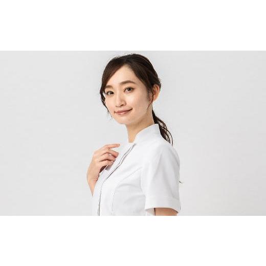 ふるさと納税 服 女 東京都 台東区 レピウスの白衣 レディース ケーシージャケット ／ ネーム刺繍付き（サイズ：40サイズ） 40サイズの画像