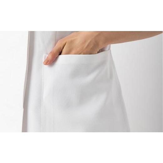 ふるさと納税 服 女 東京都 台東区 レピウスの白衣 レディース ケーシージャケット ／ ネーム刺繍付き（サイズ：40サイズ） 40サイズの画像