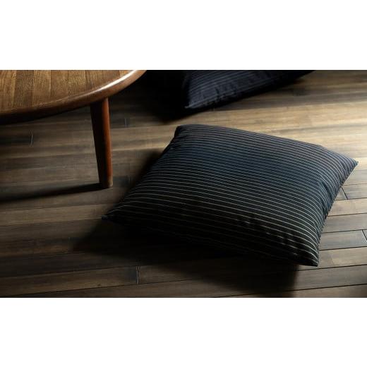 ふるさと納税 タオル・寝具 福岡県 北九州市 光放つ葉 &lt;KUMASHIMA&gt;座布団カバー 銘仙判(55×59cm) 光放つ葉