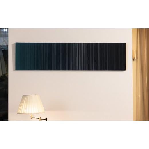 ふるさと納税 雑貨・日用品 インテリア 福岡県 北九州市 深い森 &lt;KUMASHIMA&gt;ファブリックパネル(W120×H30cm) 深い森