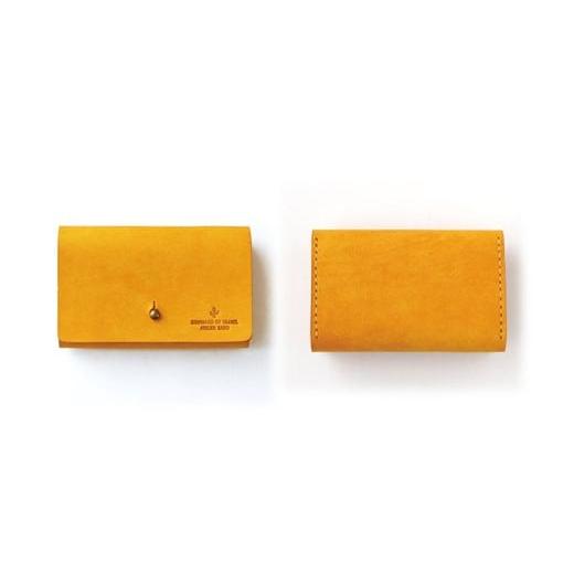 ふるさと納税 アクセサリー 埼玉県 加須市 ガバッと開く名刺入れ兼カードケース 01 イエロー 01 イエロー