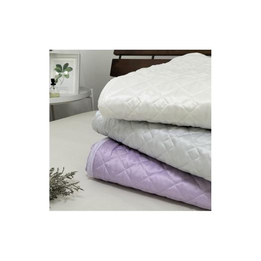 ふるさと納税 タオル・寝具 大阪府 和泉市 セミダブル ピュアシルク敷パッド 120×205cm　1枚 グレー SCC-1220SWC 1421211_4