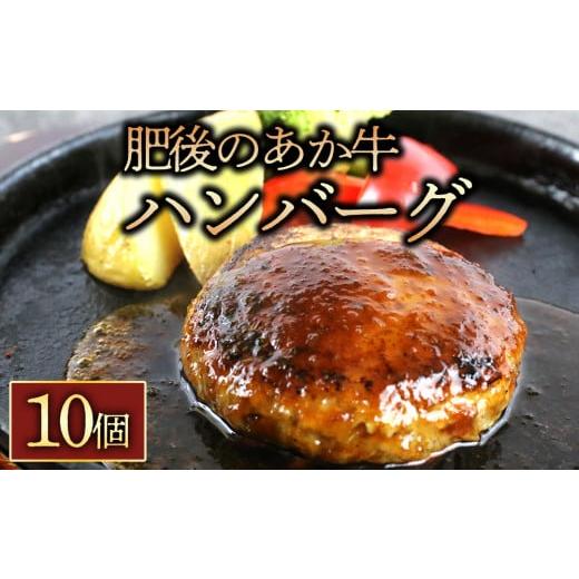 ふるさと納税 熊本県 阿蘇市 肥後の赤牛ハンバーグ 150g×10個 阿蘇牧場 熊本県 阿蘇市