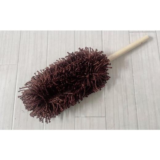 ふるさと納税 雑貨・日用品 兵庫県 朝来市 むろの屋 モコモコハンディモップ(ブラウン) 木製ハンドル付き 日用品 掃除用品 モップ 最高級 マイクロファイ…