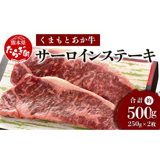 ふるさと納税 牛肉 サーロイン 熊本県 多良木町 通常発送 くまもと あか牛 サーロイン ステーキ 約500g 約250g×2枚 冷凍 和牛 国産牛 肉 牛肉 あか牛 赤身 …