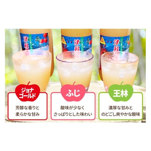 ふるさと納税 果汁飲料 りんご 青森県 弘前市 《定期便3ヶ月》3種のりんごジュース 1L×6本 計6L 無添加 ストレート果汁100％ 青森県特別栽培農産物認証農園 …_4