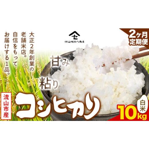 ふるさと納税 米 コシヒカリ 千葉県 流山市 毎月定期便2回 コシヒカリ 米 10kg[お申込み月の翌月から出荷開始] 新川耕地 白米 単発 千葉県 流山市 送料無料…