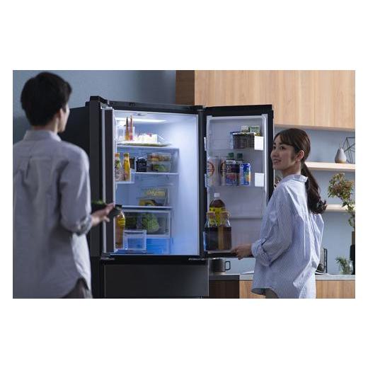 ふるさと納税 キッチン家電 宮城県 角田市 冷蔵庫 大型冷蔵庫 503L アイリスオーヤマ ブラック 冷凍庫 両開きフレンチドア 幅68.5 大容量 冷蔵 冷凍 冷蔵保存 …_7