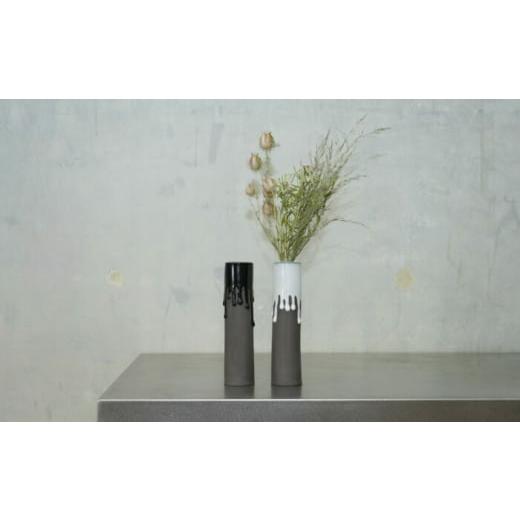 ふるさと納税 家具 インテリア・寝具・収納 岐阜県 瑞浪市 Hanano Shizuku Lavender 白 瑞浪市 ／ nozan 花瓶 フラワーベース AZCQ003の画像