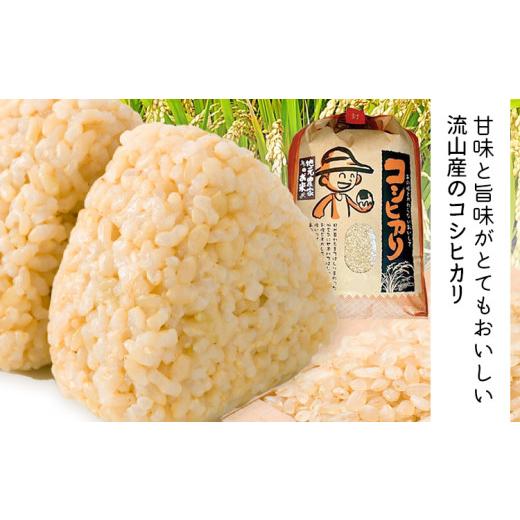 ふるさと納税 米 コシヒカリ 千葉県 流山市 毎月定期便3回 令和7年産 コシヒカリ 米 5kg《お申込み翌月から出荷》 有機肥料 玄米 玄米_4