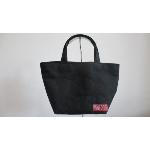 ふるさと納税 雑貨・日用品 山口県 周南市 おさんぽバック 黒 黒