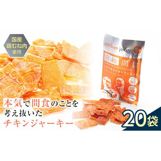 ふるさと納税 山形県 南陽市 《美味しいプロテイン補給》究極間食 チキンジャーキー 咀嚼ver（hard）20袋セット 顎トレ スポーツ ダイエット 筋トレ 山形県 南… 山形県