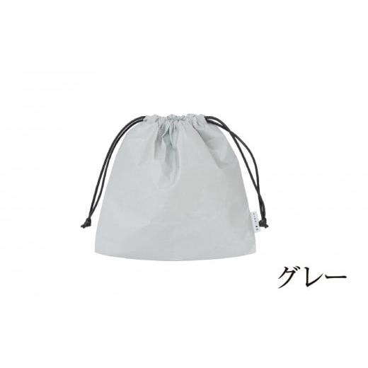 ふるさと納税 織物・繊維品 山梨県 市川三郷町 SIWA 巾着 S グレー 5839-9981 グレー