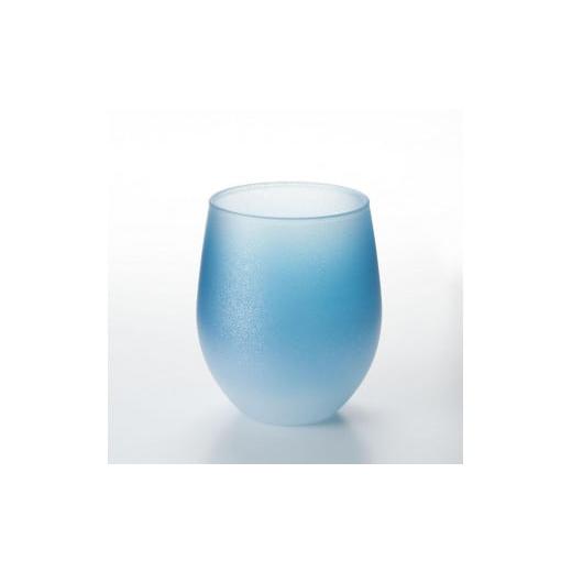 ふるさと納税 雑貨・日用品 グラス 和歌山県 海南市 ぬりもん de Verre フリーグラス クールグラデーション BL クールグラデーションBL