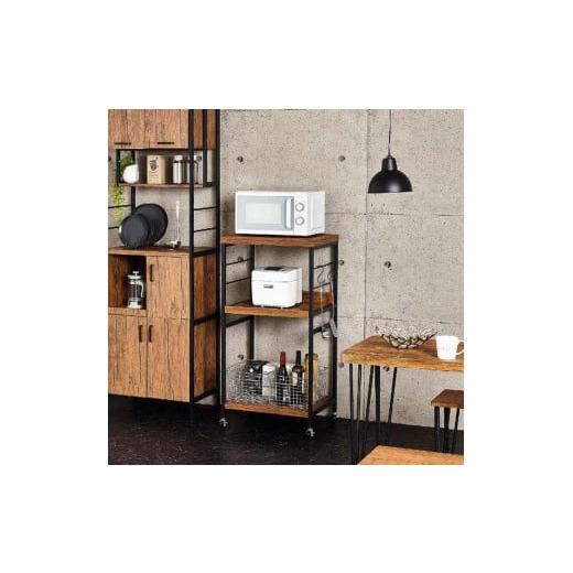 ふるさと納税 家具 収納家具 和歌山県 海南市 ヴィンテージブラウン アートレンジワゴン ヴィンテージブラウン