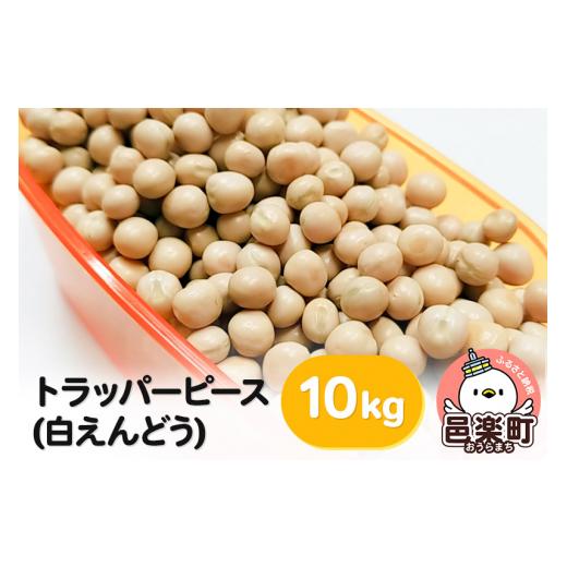 ふるさと納税 生き物 群馬県 邑楽町 トラッパーピース（白えんどう）10kg×1袋 サイトウ・コーポレーション 飼料の画像