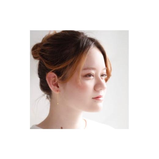 ふるさと納税 アクセサリー ピアス 山梨県 -  ジュエリー K24 dressy／ドレッシー ピアス　山梨県 MITURE 純金_ジュエリー ピアス K24 純金 ゴールド アクセサ…の画像