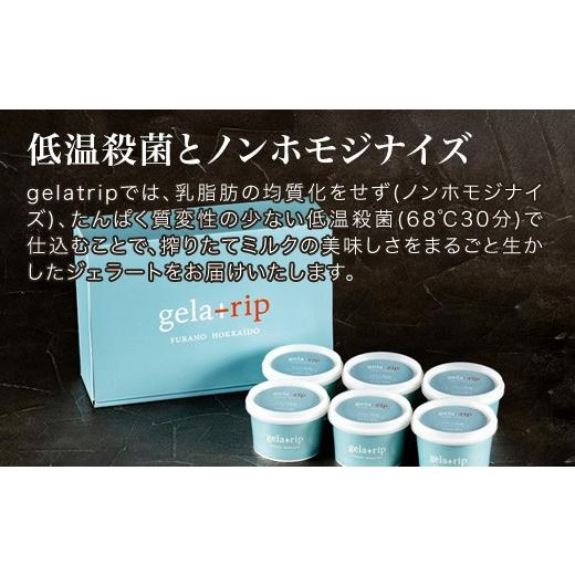 ふるさと納税 菓子 アイス 北海道 美瑛町 びえい牧場 ジャージーミルクジェラート 24個BOX 034-06の画像