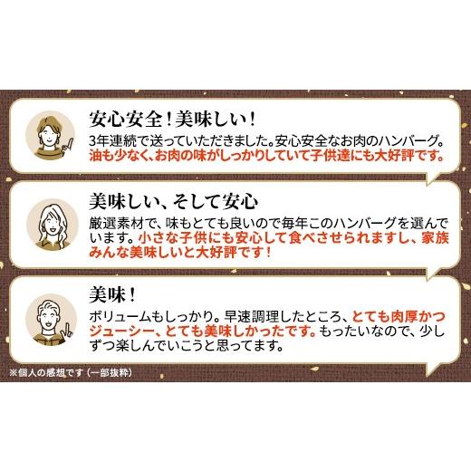 ふるさと納税 牛肉 ハンバーグ 北海道 標津町 全3回 定期便 北海道産 生 ハンバーグ 12個 (6パック) セット ( 1パック 100g ×2 ) 国産 無添加 おすすめ 保存…_2