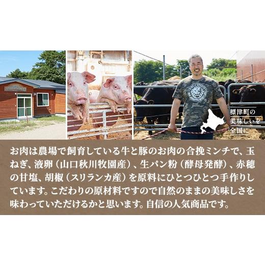 ふるさと納税 牛肉 ハンバーグ 北海道 標津町 全3回 定期便 北海道産 生 ハンバーグ 12個 (6パック) セット ( 1パック 100g ×2 ) 国産 無添加 おすすめ 保存…_3