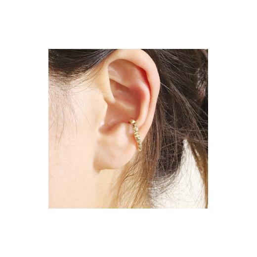ふるさと納税 アクセサリー ピアス 山梨県 甲斐市 K10 大 ハート イヤーカフ 山梨 イヤーカフ ジュエリー アクセサリー K10 イエローゴールド ホワイトゴール…の画像