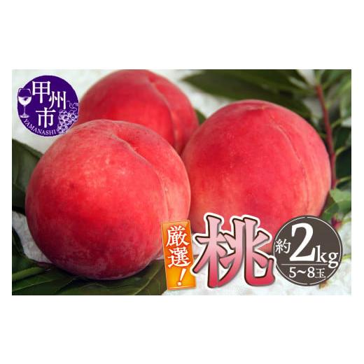 ふるさと納税 もも 山梨県 甲州市 厳選 山梨県甲州市産 桃 約2kg 2026年発送 (THR)B-800 桃 もも モモ 令和8年発送 期間限定 山梨県産 甲州市 フルーツ 果物…
