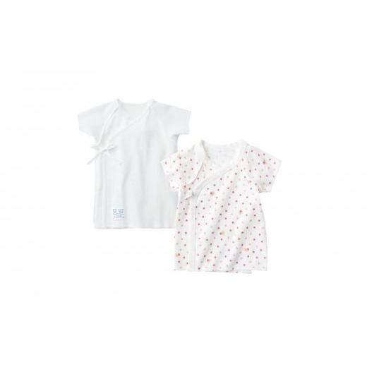 ふるさと納税 服 子ども 愛知県 名古屋市 ピンク ファミリアの打合せ半袖肌着セット ピンク ファミリアの打合せ半袖肌着セット