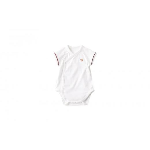 ふるさと納税 服 子ども 愛知県 名古屋市 60cm ファミリアのロンパス型肌着(総柄)XF 60cm ファミリアのロンパス型肌着(総柄)XF