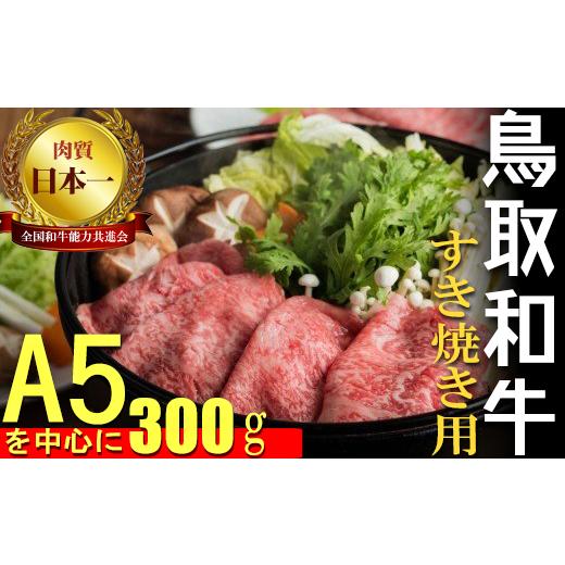 ふるさと納税 すき焼き 鳥取県 倉吉市 鳥取和牛 すき焼き用 A 国産 牛肉 すき焼き ロース 赤身 ウデ モモ 300g 和牛 黒毛和牛 倉吉 倉吉市 準備でき次第、…